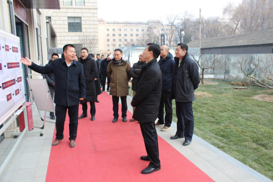 集团主要领导春节前赴一线项目检查安全生产